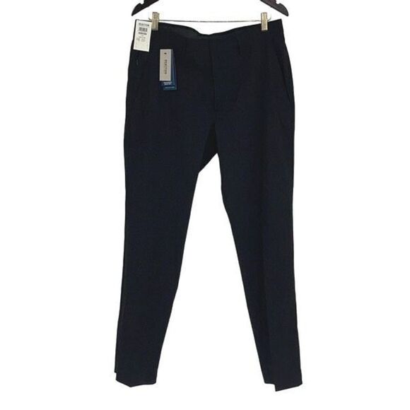 Kenneth Cole REACTION Mens Slim Fit Performance Dress Pant Black Size 34x32 NWT